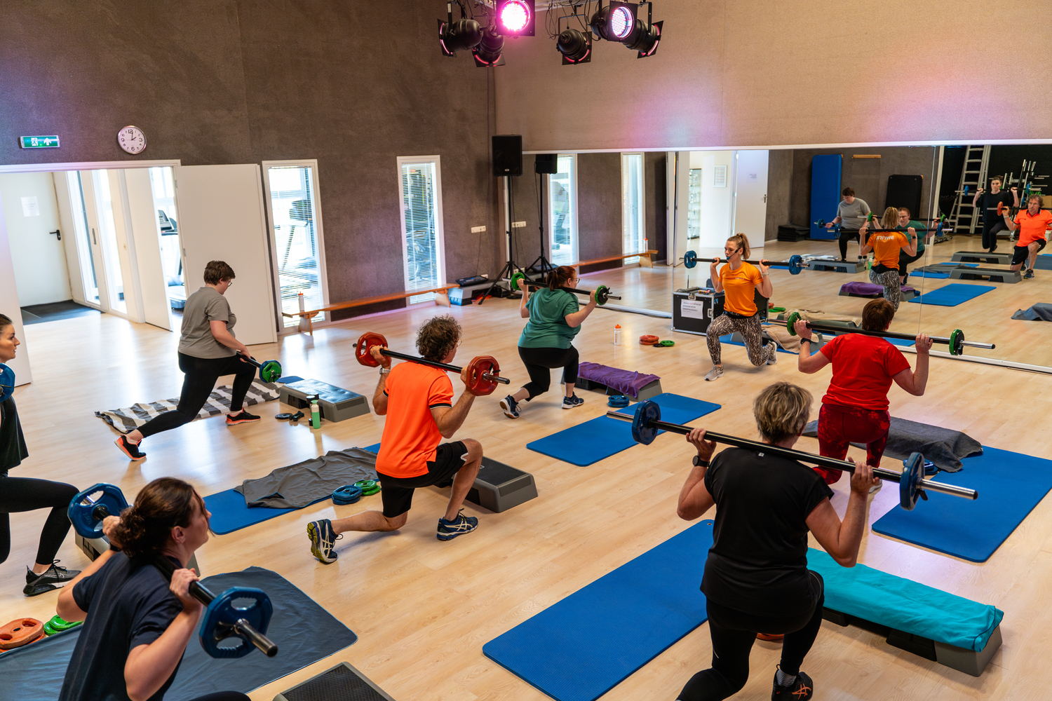 Switte groepsles bodypump